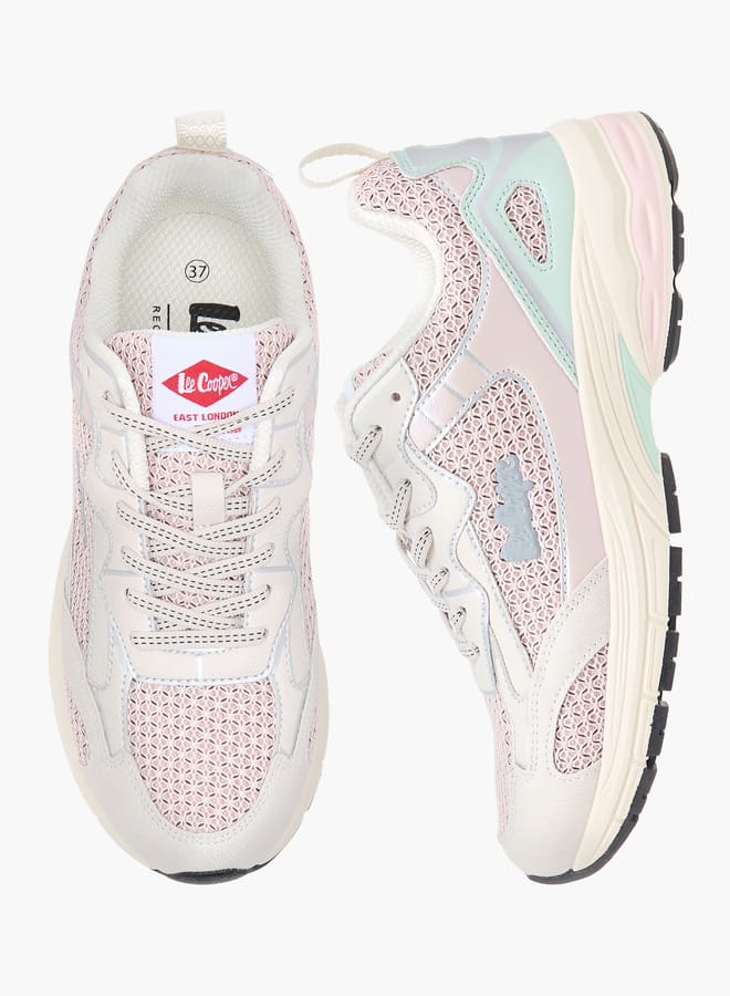 Lee Cooper Women's Panelled Shoes with Lace-Up Closure - Image 1