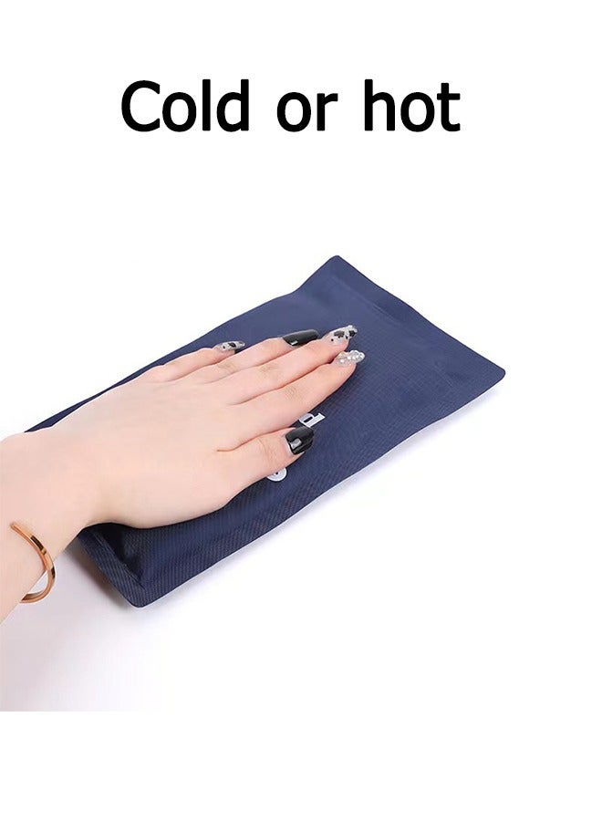 Bukela Reusable Hot and Cold Gel Ice Pack for Insulin Cooler Travel Case  Injuries - 9x5 Inch Flexible Cold Compress, Pain Relief for Knee, Back, Shoulder & Muscles - Recycling cold and hot compress physiotherapy bag to reduce fever and temperature, ice pack nylon cloth gel pack (Single Pack) - Image 3