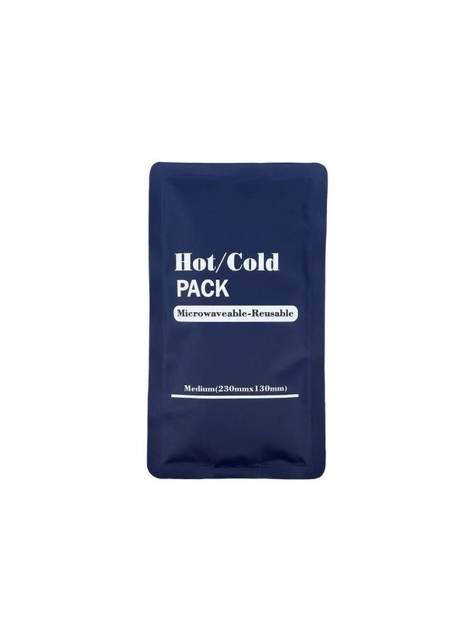 Bukela Reusable Hot and Cold Gel Ice Pack for Insulin Cooler Travel Case  Injuries - 9x5 Inch Flexible Cold Compress, Pain Relief for Knee, Back, Shoulder & Muscles - Recycling cold and hot compress physiotherapy bag to reduce fever and temperature, ice pack nylon cloth gel pack (Single Pack) - Image 4