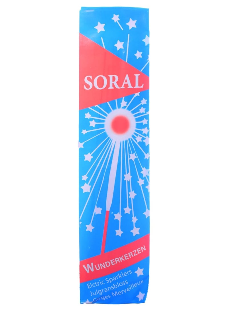 سورال شمع سباركل للاحتفالات – شمع ناري آمن للكعك وأعياد الميلاد – تأثير مضيء رائع للمناسبات والكيك – مناسب للاستخدام الداخلي - Image 3