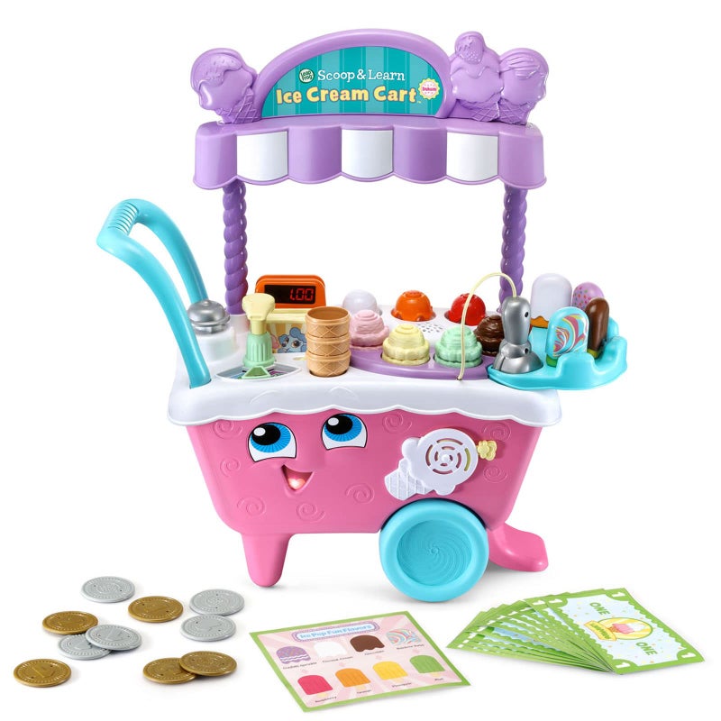 LeapFrog Scoop and Learn Ice Cream Cart Deluxe (Frustration Free Packaging), Pink - Image 2