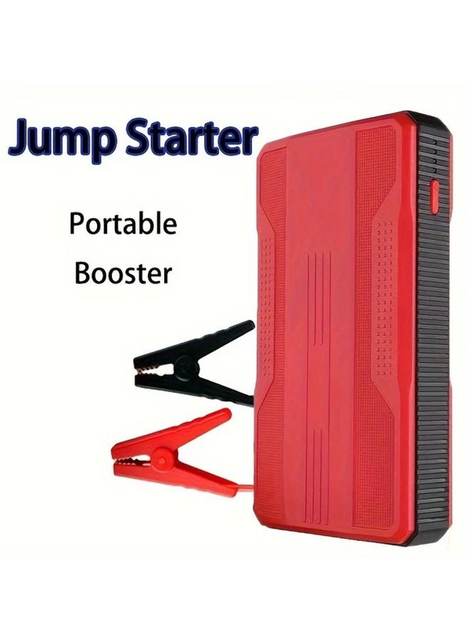 Black Car Jump Starter Portable Emergency Booster for Petrol and Diesel Vehicles with Lighting - Image 2