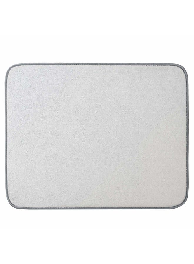 SUBEKYU Dish Drying Mat for Kitchen 2 Pack, Ultra Absorbent Microfiber Dishes Drainer Mats ,19.2 by 15.8 Inch(Rhombus) - Image 2