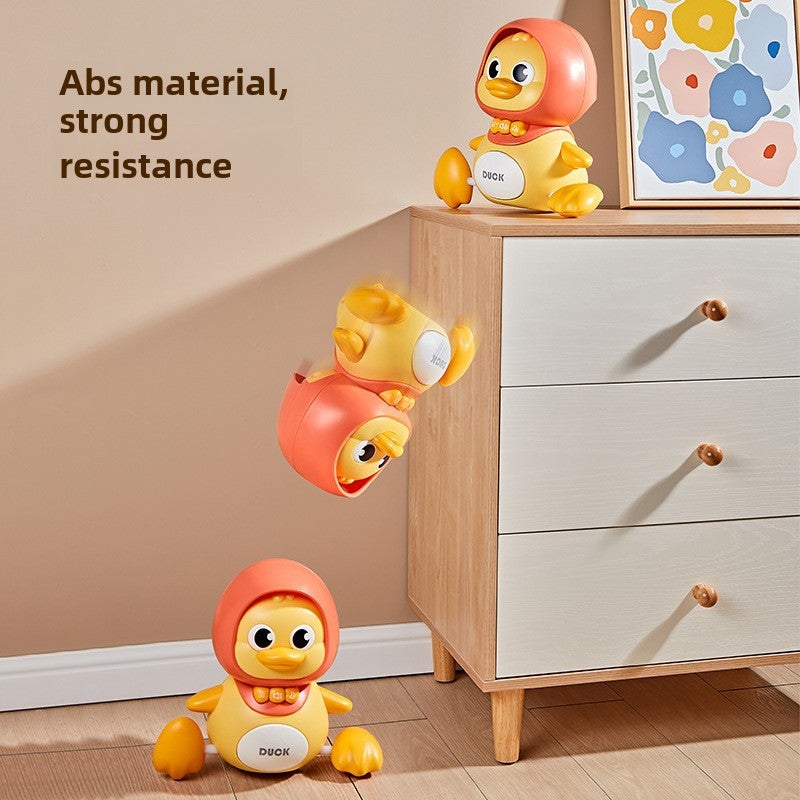 Electric Swinging Duck Cute Pet Squad Simulation Duck Mom Yellow Duck Baby Children's Educational Toys Cross-Border Wholesale(Rocking duck mother [pink] color box bring your own 3 5 batteries) - Image 4