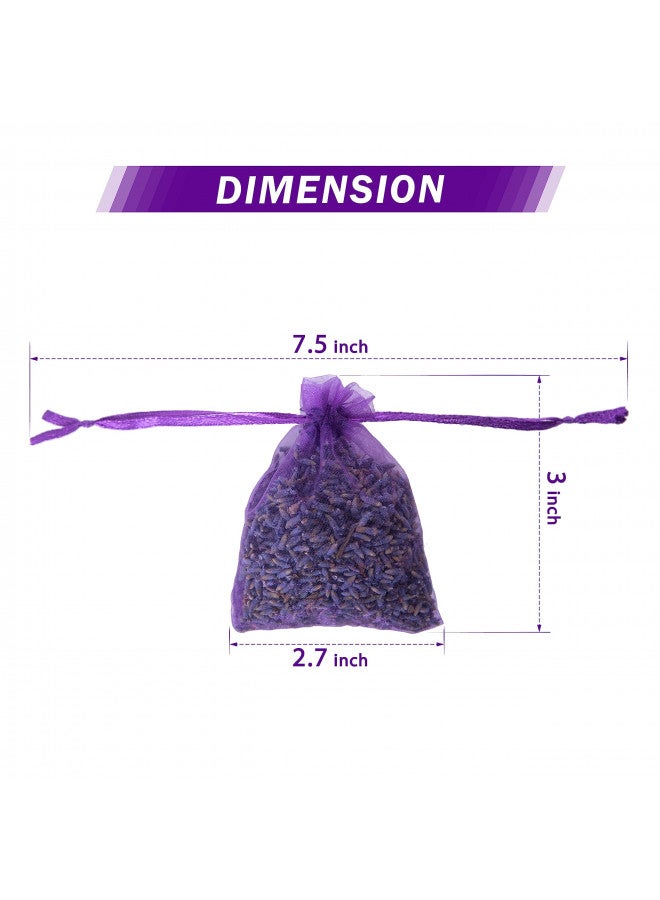 Lavande Sur Terre Lavande Sur Terre French Lavender Sachets for Drawers and Closets Fresh Scents, Set of 36, Home Fragrance Sachet for Closets and Drawers, Purple, LV-C-36-1  - Image 3