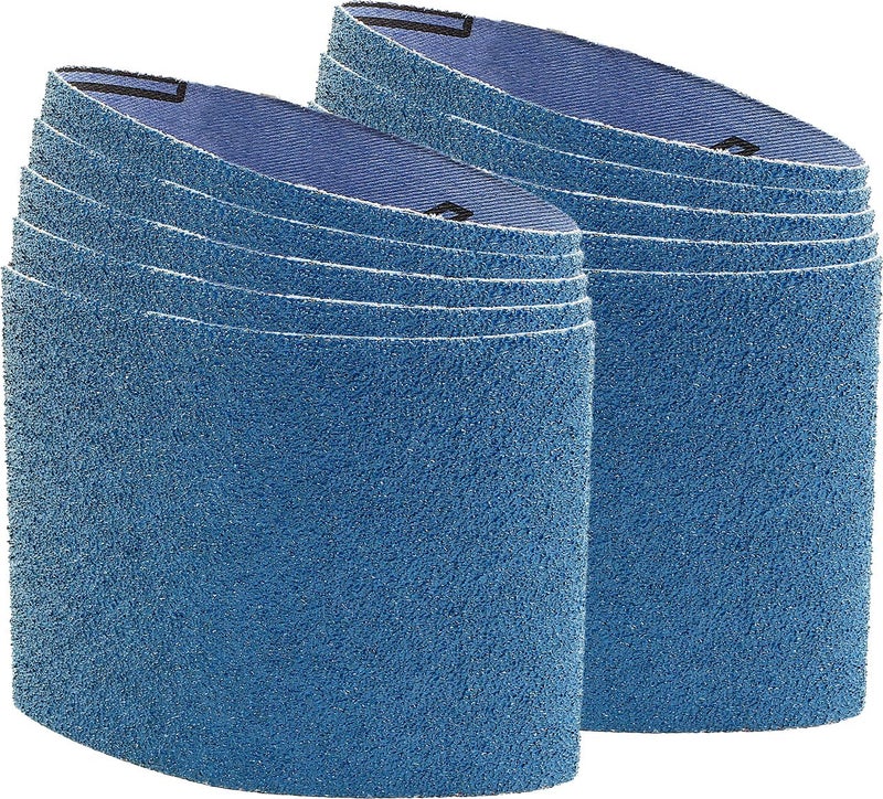 CS Unitec | 42120 | PTX Zirconium Grinding Belt Sleeve for Removing deep Scratches and Grinding Weld Seams on Metal. 120 Grit. 3.5" Diameter x 4" Wide (Pack of 10). Made in Germany. - Image 4