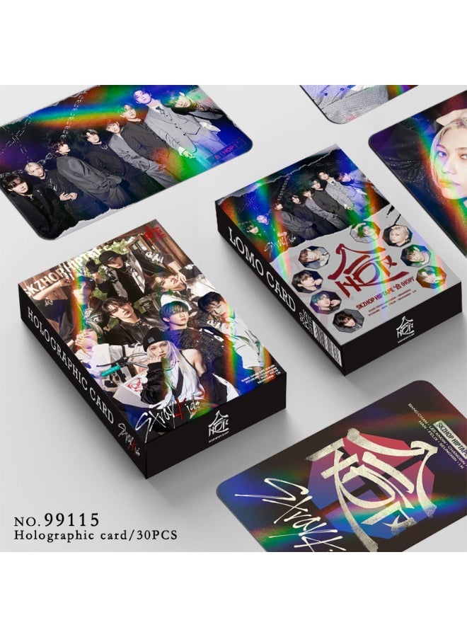 NIBEMINENT 30 Pcs Kpop Stray Kids HOP Lomo Cards Card For Fans Collection Gifts - Image 2