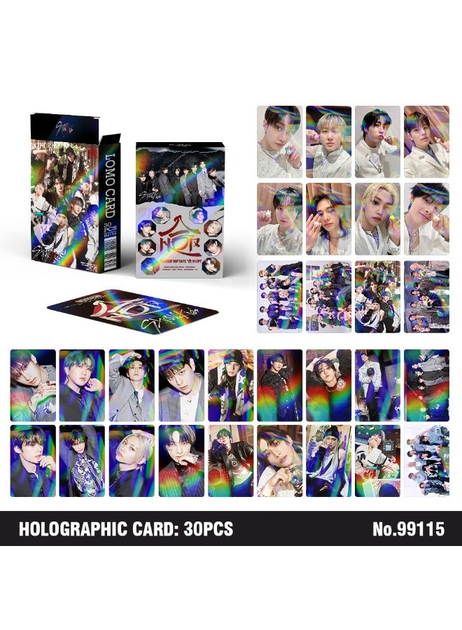 NIBEMINENT 30 Pcs Kpop Stray Kids HOP Lomo Cards Card For Fans Collection Gifts - Image 1