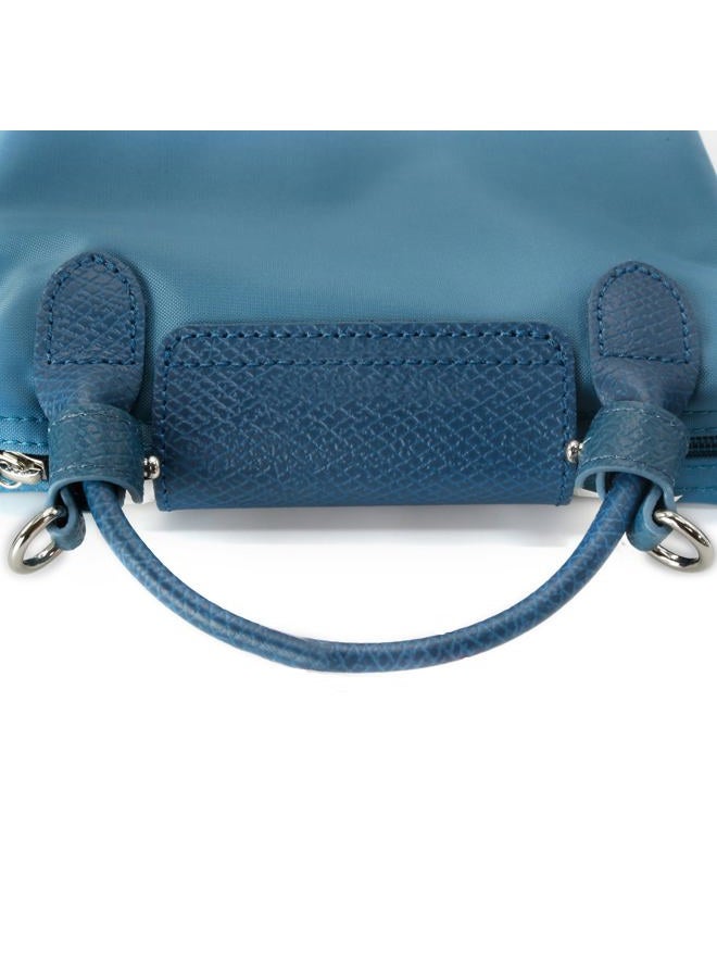 banbeln Mini Bags Leather Shoulder Strap Terracotta Nude Taupe Nave Blue Bag Straps (Peacock) - Image 2