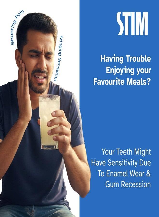 STIM Sentim Toothpaste for Sensitive Teeth Combo | Fast Acting Sensitivity Relief Formula | Includes Silky Ultra Soft Toothbrush for Gentle Cleaning - Image 4