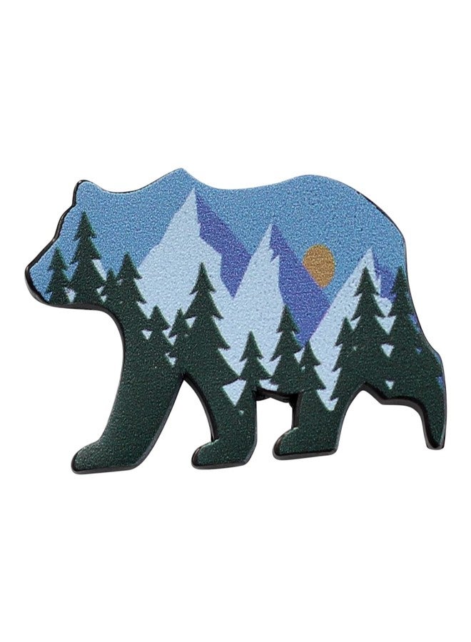 REAL SIC - Bear Mountain Sunset Enamel Pin - Hiking, Colorado, Outdoors, Gift Lapel Pin - Image 1