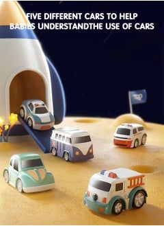 GROIC Car Adventure Toy,Space Theme Rescue Race Track Toys,Preschool Vehicle Playset Gifts,Puzzle Car Toys for Kids  - Image 5