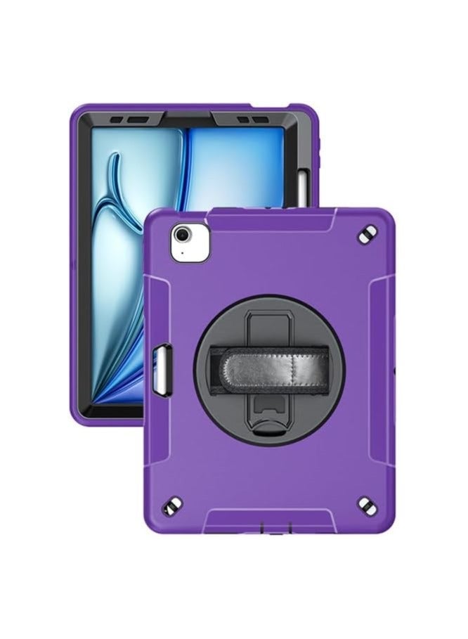 general Kids Protective Case Compatible with iPad Air 13 Inch (M2) 2024 Shockproof Rugged Cover with Kickstand/Hand Strap for iPad Air 13 inch