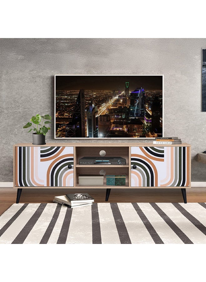 Home Box وحدة تلفزيون مارشال بطول 1.6 متر للتلفزيونات حتى 70 بوصة 40 × 55 × 160 سم  - Image 1