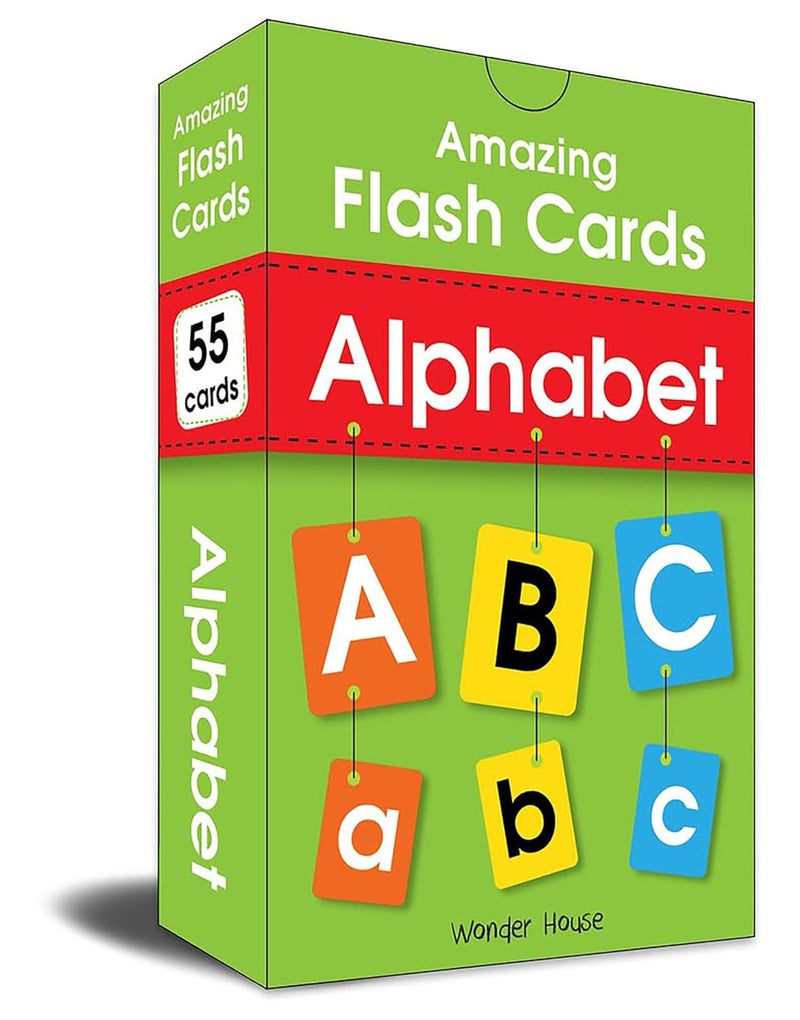 Amazing Flash Cards Alphabet: Early Development Of Preschool Toddler (55 Cards)