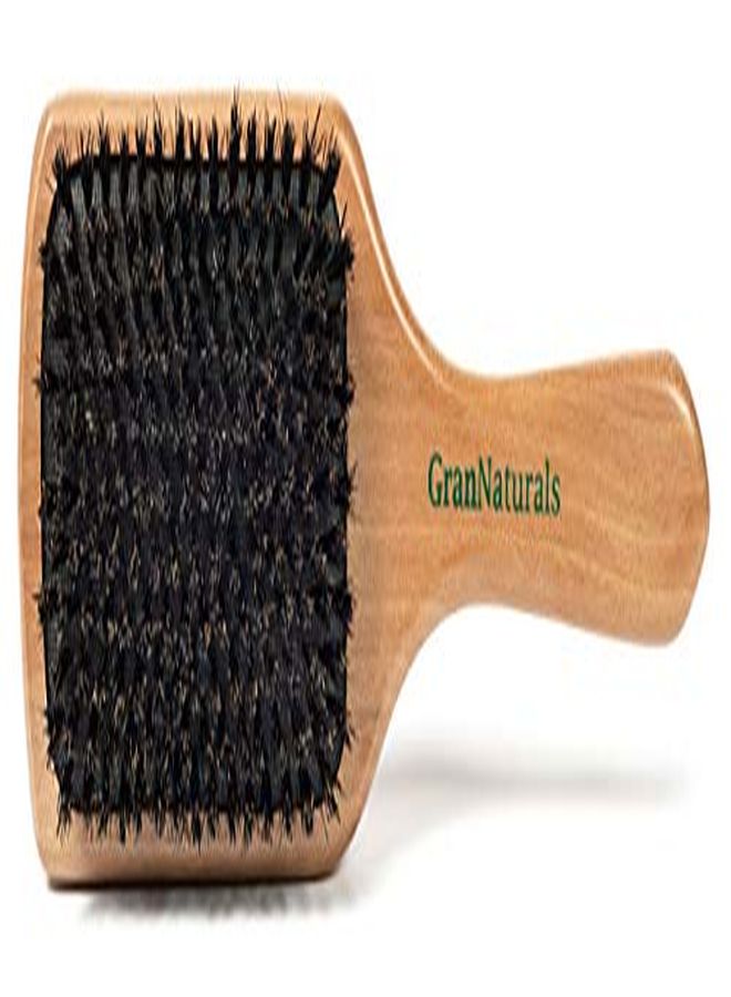 GranNaturals Boar Bristle Hair Brush For Women And Men Medium/Soft Bristles Natural Wooden Large Flat Square Paddle Hairbrush For Fine Thin Straight Long Or Short Hair - Image 2