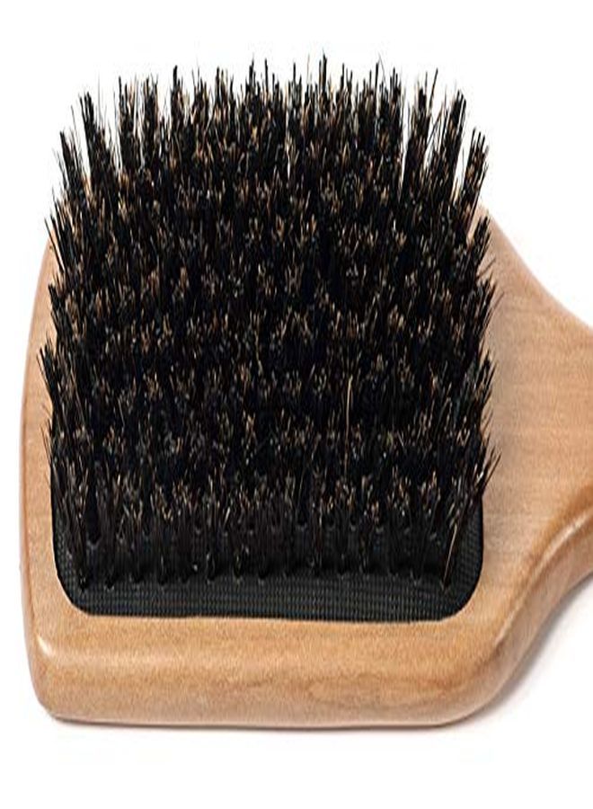 GranNaturals Boar Bristle Hair Brush For Women And Men Medium/Soft Bristles Natural Wooden Large Flat Square Paddle Hairbrush For Fine Thin Straight Long Or Short Hair - Image 3