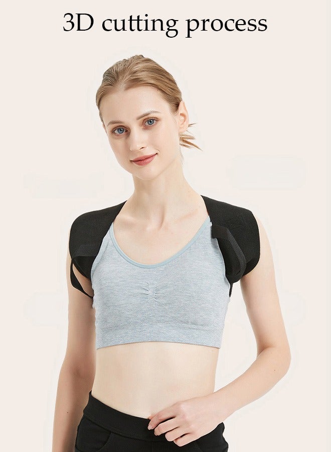 DUNISO Back Correction Strap, Adjustable Posture Corrector Spine Straightener for Relief of Neck Shoulder Pain Develop Good Seated Standing for Men Women Elderly Teens - Image 4