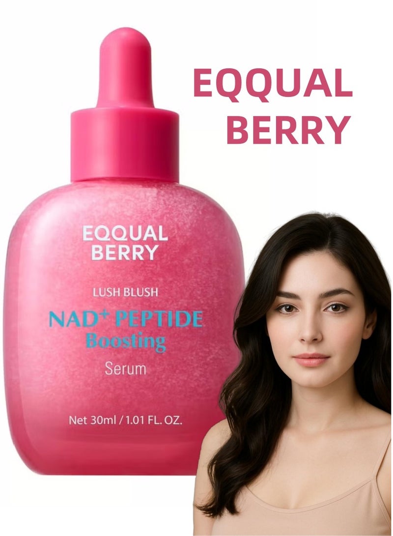 إيكوالبيري مصل EQQUALBERRY NAD+ الببتيد المضاد للشيخوخة مع 5 سيراميدات، معزز الترطيب الكوري لشد البشرة وإصلاحها للبشرة الشابة، 30 مل - Image 1