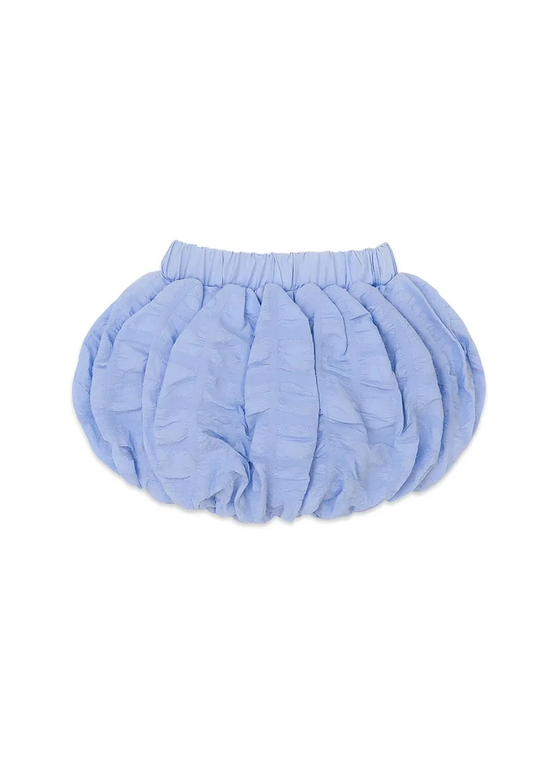 Nautinati  Nautinati White Printed Top And Blue Balloon Skirt For Girls for Women | Best Price UAE