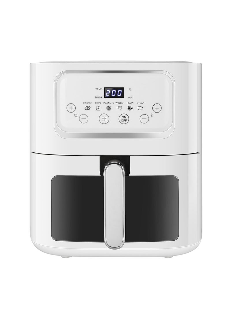 Air fryer 10L Large Size, 6 Presets, 1300W, One-Touch Panel, 360° Turbo Airflow Technology, Non-stick Airfryer Basket, Dishwasher Safe, Elegant white design - pzsku/ZE4C1917720B6E498D716Z/45/1742452045/e60bd0d9-4b13-4abd-bd9a-4c759f0e9f1c