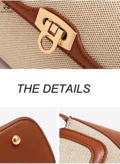 BLLE ROWN Women Armpit Bag, Retro Light Shoulder Bag With Color Block Design, Versatile Haversack East West Bags  , Crossbody Bag With Large Capacity Suitable For Daily Use, Work, Commute,Shopping  - Image 5