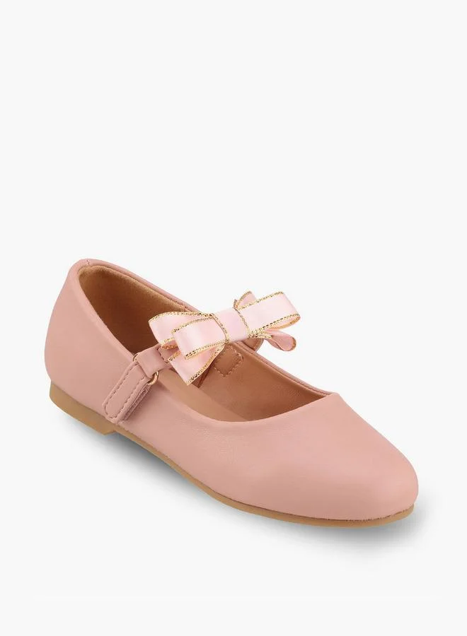 جونيورز Girls Bow Accent Mary Jane Shoes