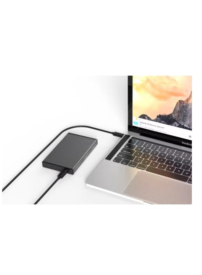 Haing حافظة قرص صلب 2.5 بوصة USB 3.0 سعة 4TB هيكل من سبائك الألمنيوم - Image 2
