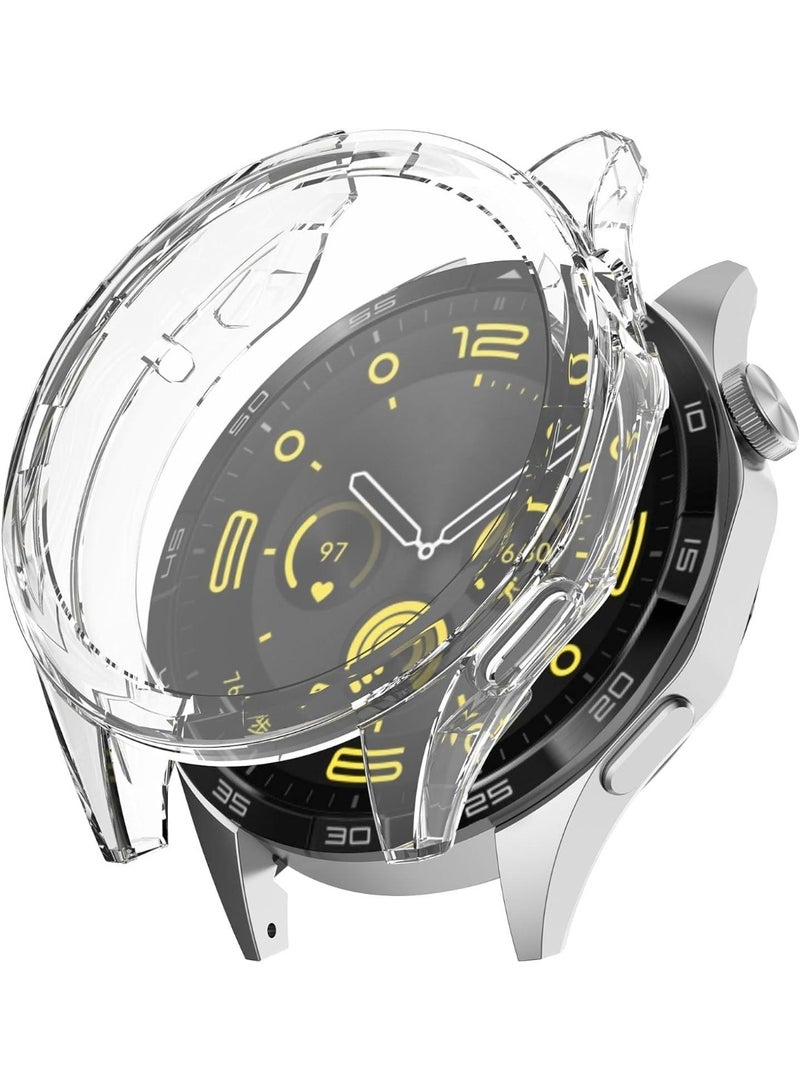 Huawei GT4 46mm 360 Silicone Case With Full Protecion - Clear