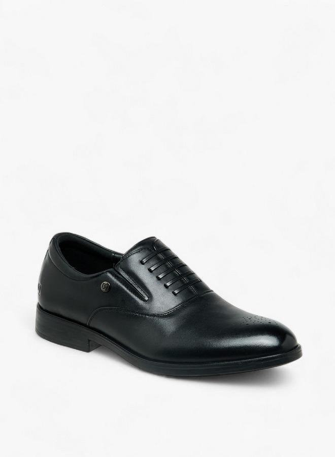 DUCHINI Men Slip-On Leather Oxford Shoes - Image 2