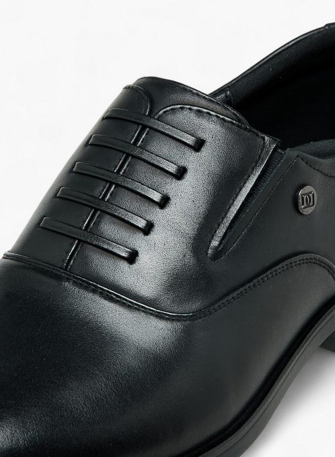 DUCHINI Men Slip-On Leather Oxford Shoes - Image 4
