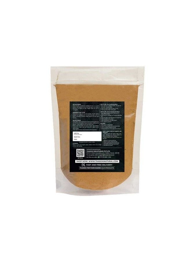 Thanjai Natural Arappu (Albizia Amara) Powder + Reetha (Sapindus Mukorossi) Each 250G For Hair Care  - Image 5