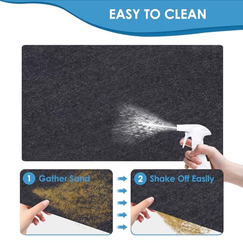 Meitola Horse/Stable Mats - Duty Stall Mats - for Floor Surface/Absorbent mat Lightweight Washable Floor Mat，Back Non-Slip，Keeps Stable Floors Clean and Dry Over time (48''x 72'') - Image 4