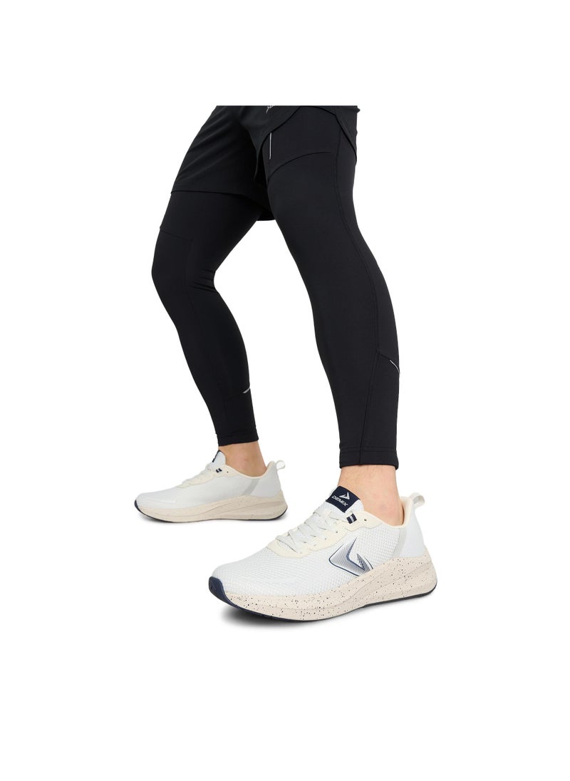 Demix - Men’s Running Shoes - Sport Evo M Cream, Lightweight Sneakers with Breathable Mesh & Shock-Absorbing Cushioning - Image 1