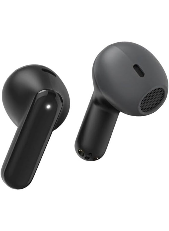 Hama |  Freedom Light II Bluetooth True Wireless Earbuds with Microphone, Touch/Voice Control, 20 Hour Battery, Charging/Carry Case, Black - Image 3