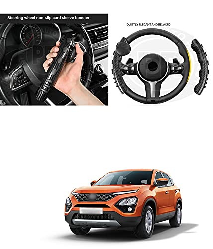 PRIKNIK Steering Wheel Grip Cover Non-Slip Sporty Design for 15 Inch Steering Wheel Compatible with T-ata H-arrier - Image 3