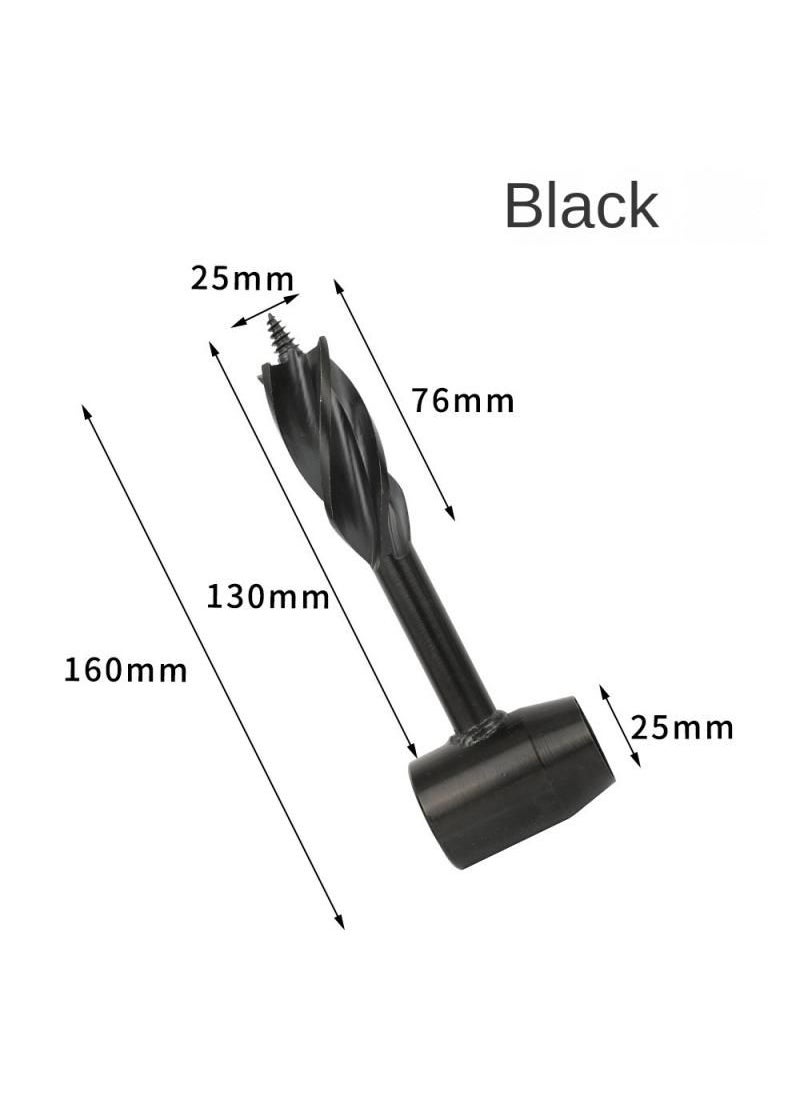 Generic Black Multi-functional Survival Carpenter Hand Drill Drilling Screw Bit  - Image 2