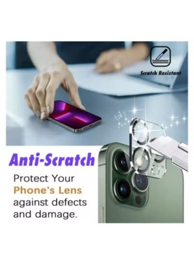 Camera Lens Protector Designed for iPhone 14 Pro 6.1 And iPhone 14 ProMax 6.7 Ultra HD Clear Tempered Glass Camera Lens Cover Anti Scratch Easy to Install - Image 3
