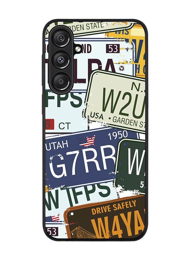 Stylizedd For Samsung Galaxy A16 / A16 5G Case,Slim fit Camera Protection, Shockproof Thin Phone cover - Number Plates - Image 1