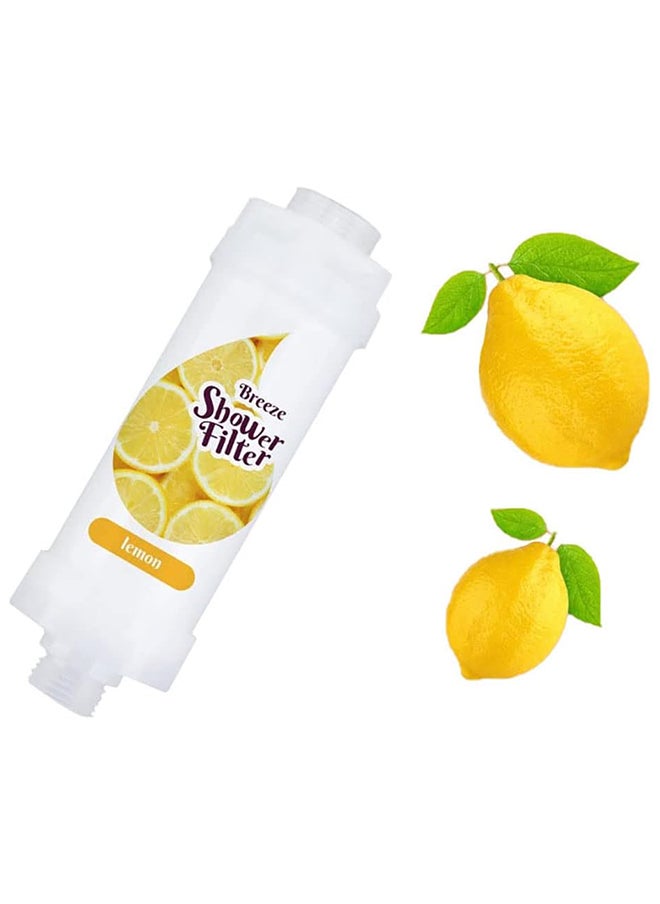 Home Pro Home Pro Breeze Shower Filter with Vitamin C, Helps Dry Skin And Hair Loss, with Lemon Scent | Fragrance  - Image 1