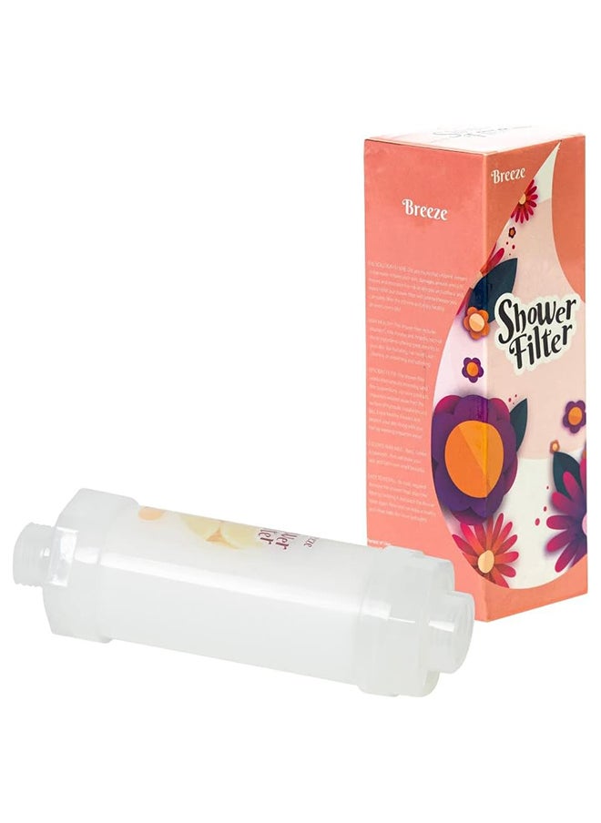 Home Pro Home Pro Breeze Shower Filter with Vitamin C, Helps Dry Skin And Hair Loss, with Lemon Scent | Fragrance  - Image 2