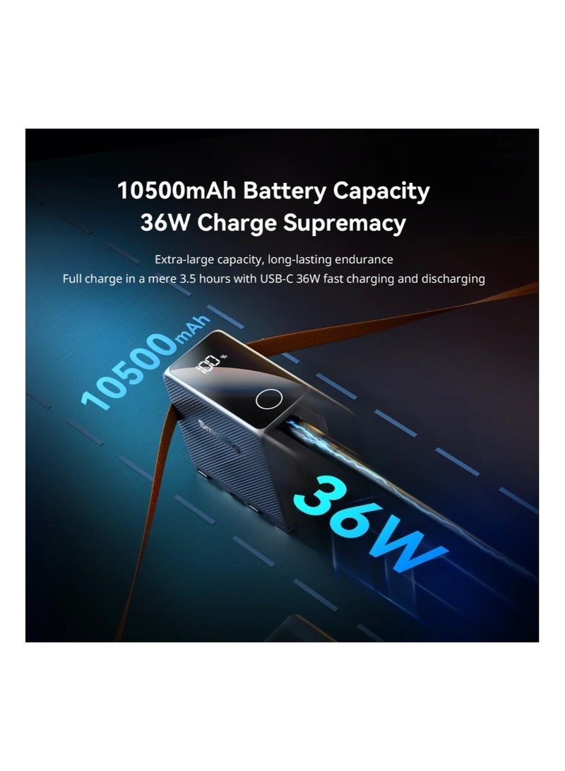 سمول ريج بطارية بديلة SmallRig NP-F970 – بطارية كاميرا قابلة لإعادة الشحن بسعة 10500 مللي أمبير، شحن سريع عبر USB-C بقوة 36 واط، شاشة OLED، متوافقة مع Sony NP-F970 / F750 / F550، وأضواء الفيديو LED والشاشات – الموديل 4469 - Image 4