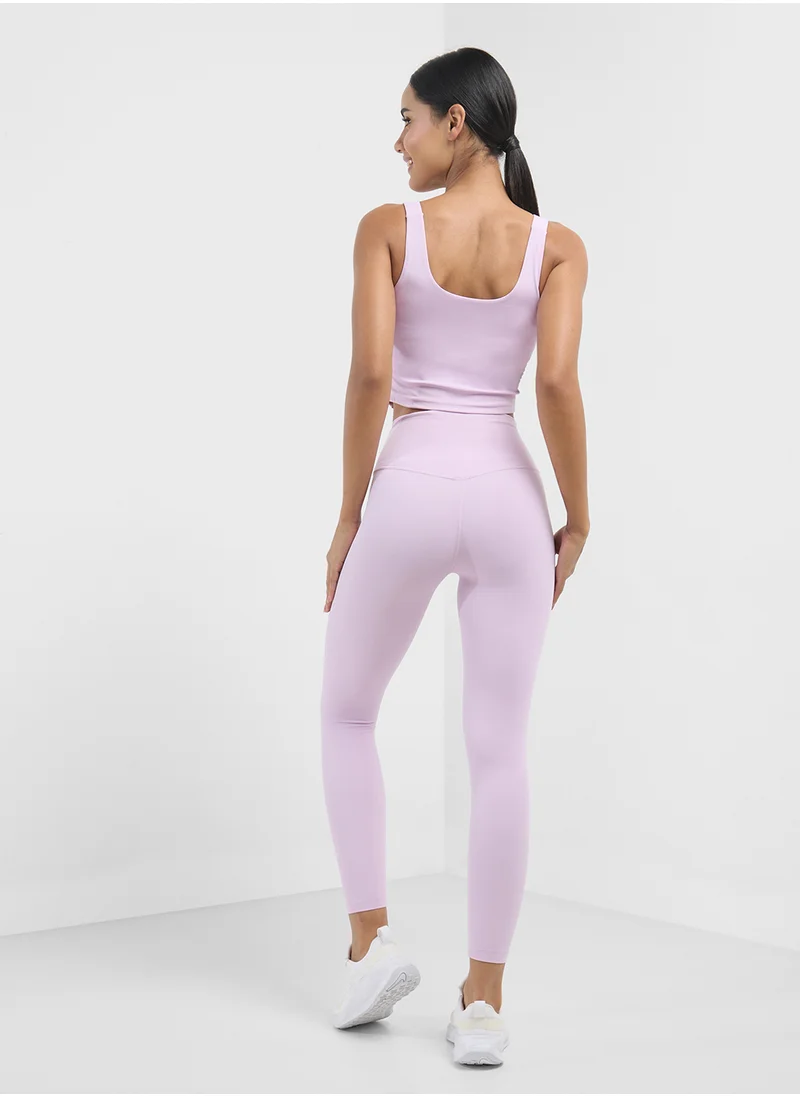 FRWD Fitted Top With Ruching & High Waist Leggings Set