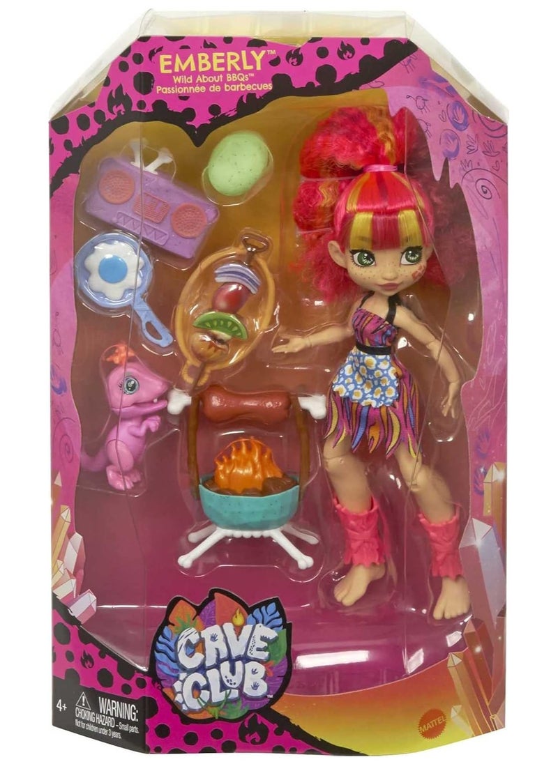 Cave Club Cave Club Mattel Blazin' BBQ Adventure Playset with Emberly Doll  - Image 1