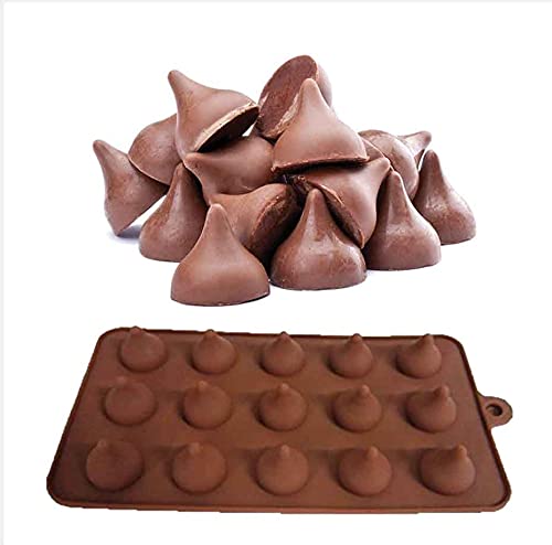 Perfect Pricee قالب شوكولاتة مثالي برايس آيس كاندل، كيك صغير براوني مافنز عيد الميلاد صينية سيليكون (كيز شوكولاتة) - Image 3
