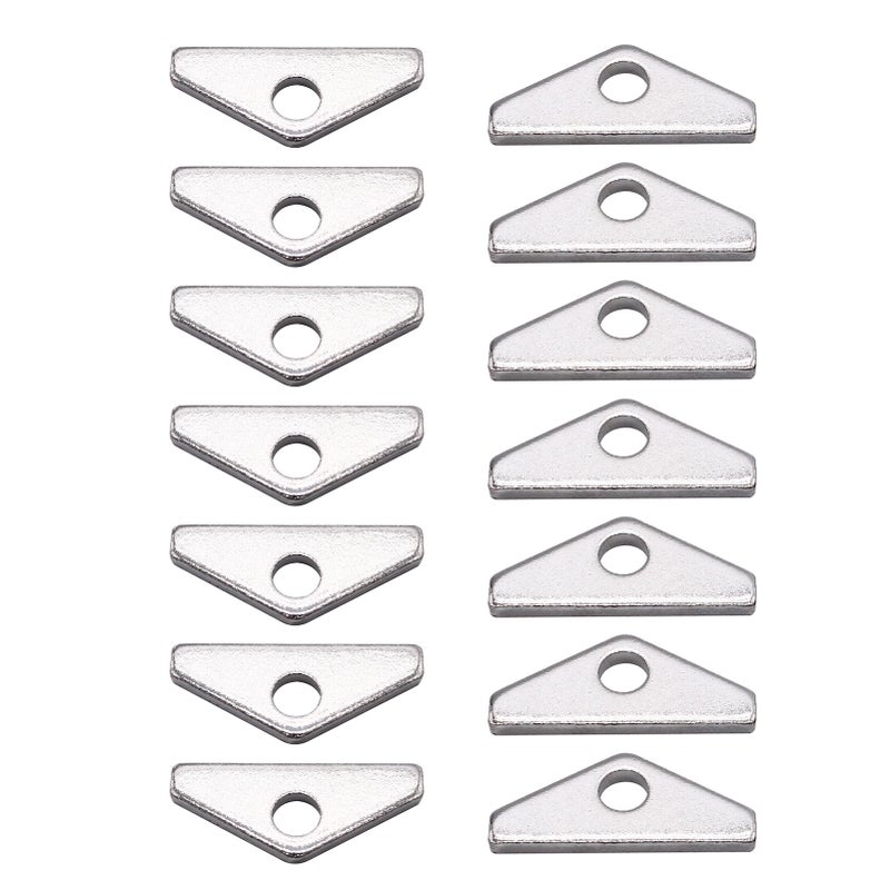 Valve Cover Mini Tabs: Silver Premium-Quality Direct Replacement - Superior Longevity Hold Down Tabs for Chevy BBC Big Block 396 427 454 502 - Image 1
