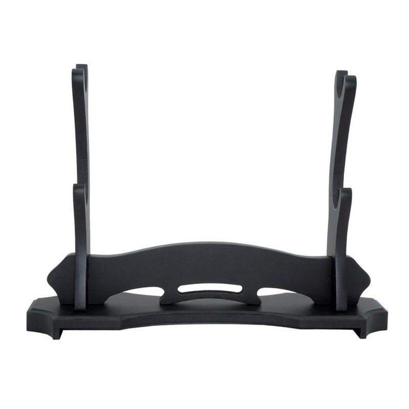 BiJun BiJun Sword Stand Katana Stand 2 Tier Wooden Katana Holder Lightsaber Hanger Display Rack For All Samurai Sword