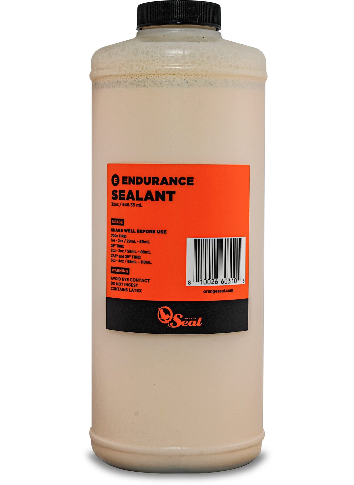 Orange Seal Orange Seal - Endurance Formula Tubeless Bike Tire Sealant | Long Lasting, Fast Sealing | for MTB, Road, CX and Gravel Bicycle Tires | 32oz Refill 