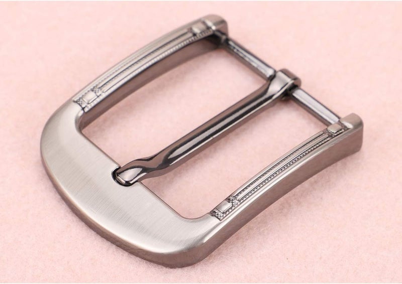 McFanBe 1.5 Inches (38-40 mm) Belt Buckle Single Prong Square Replacement Buckle for Men Women Belt - Image 2