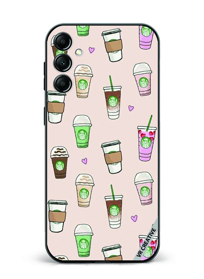 VR CREATIVE Protective Case Cover For Samsung Galaxy A15 5G/A15 Starbucks 2 Design Multicolour - Image 1